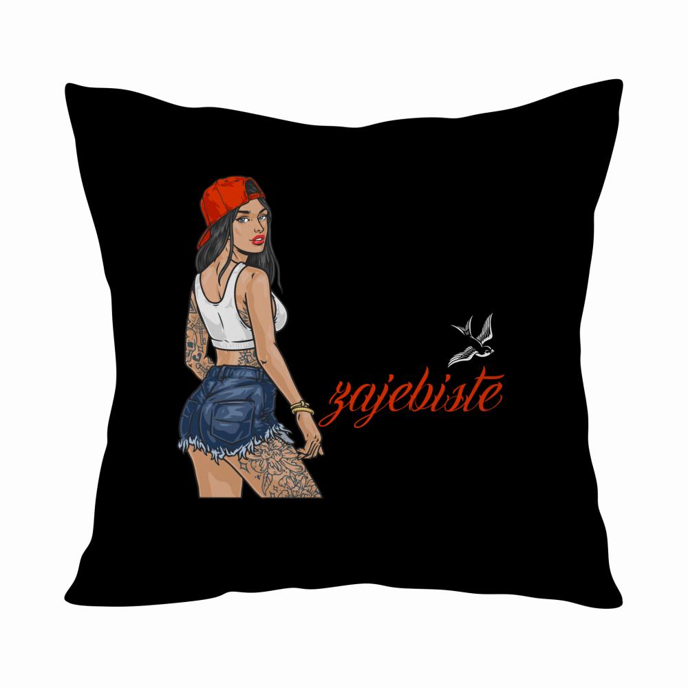 Może jestem wredna, ale robię zajebiste tatuaże poduszka kolor navy