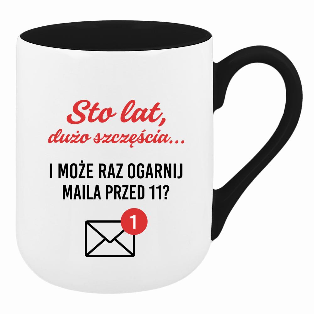 Może raz ogarnij maila przed 11 kubek coffee kolor żółtyy