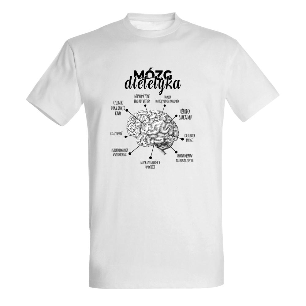 Mózg Dietetyka koszulka męska
