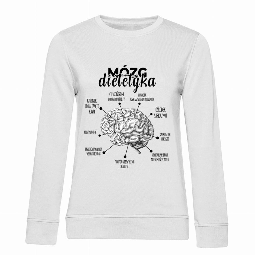 Mózg Dietetyka bluza damska bez kaptura