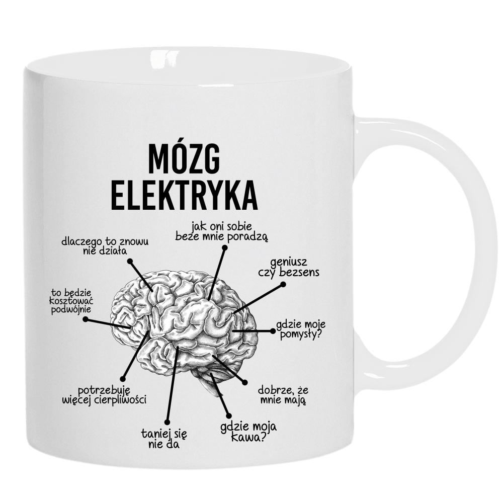 Mózg elektryka kubek ucho kolor