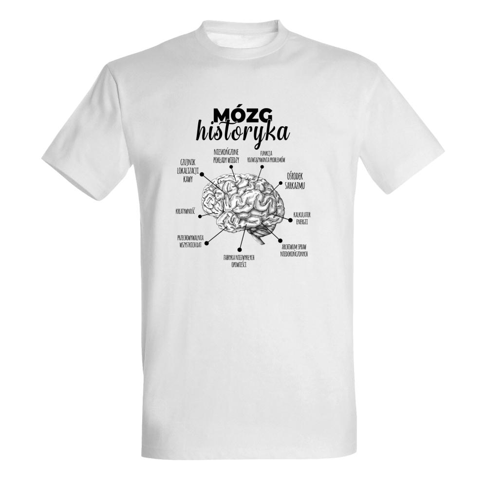 Mózg historyka koszulka męska