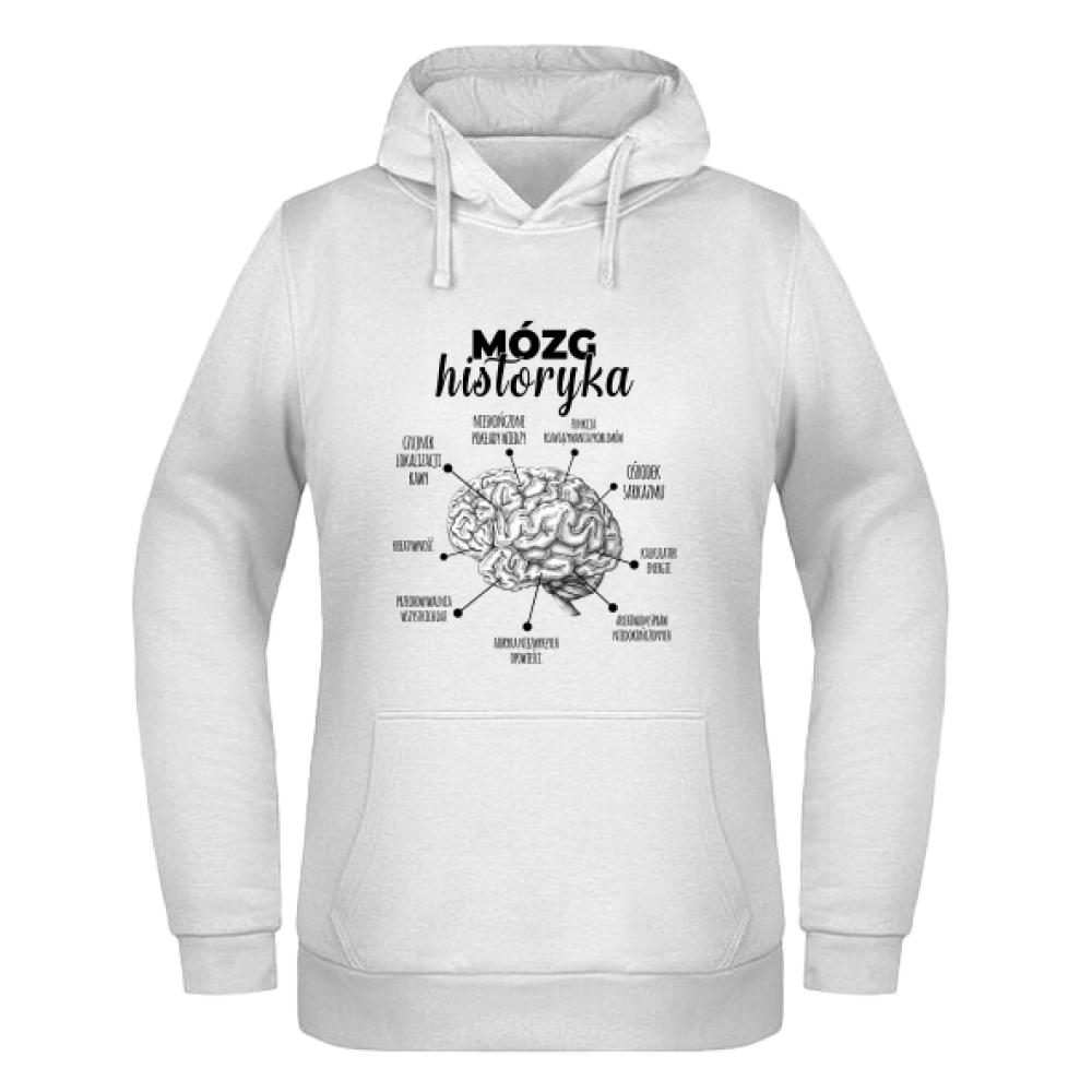 Mózg historyka bluza damska z kapturem