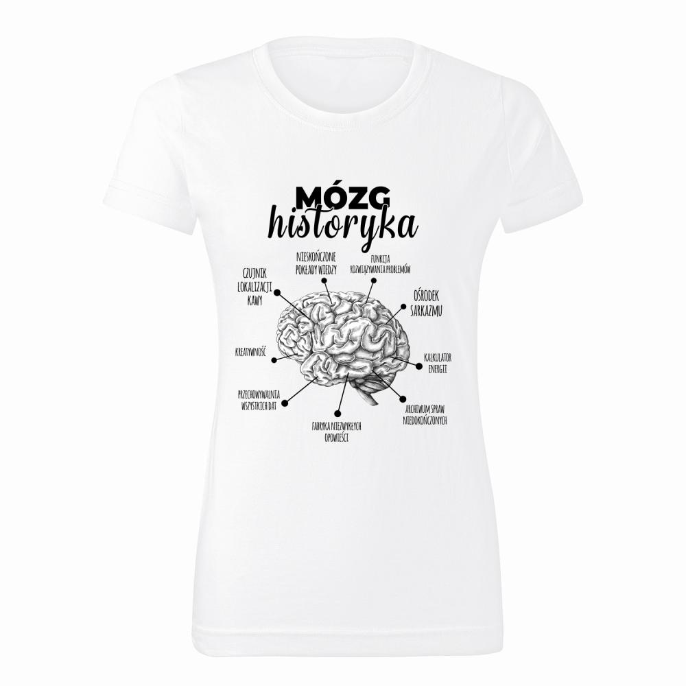 Mózg historyka koszulka damska