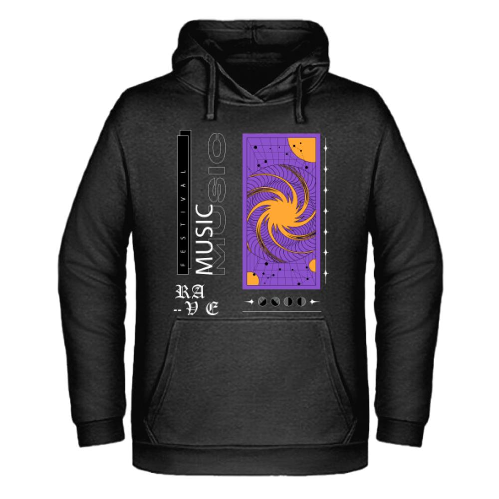 MUSIC FESTIVAL1 bluza męska z kapturem