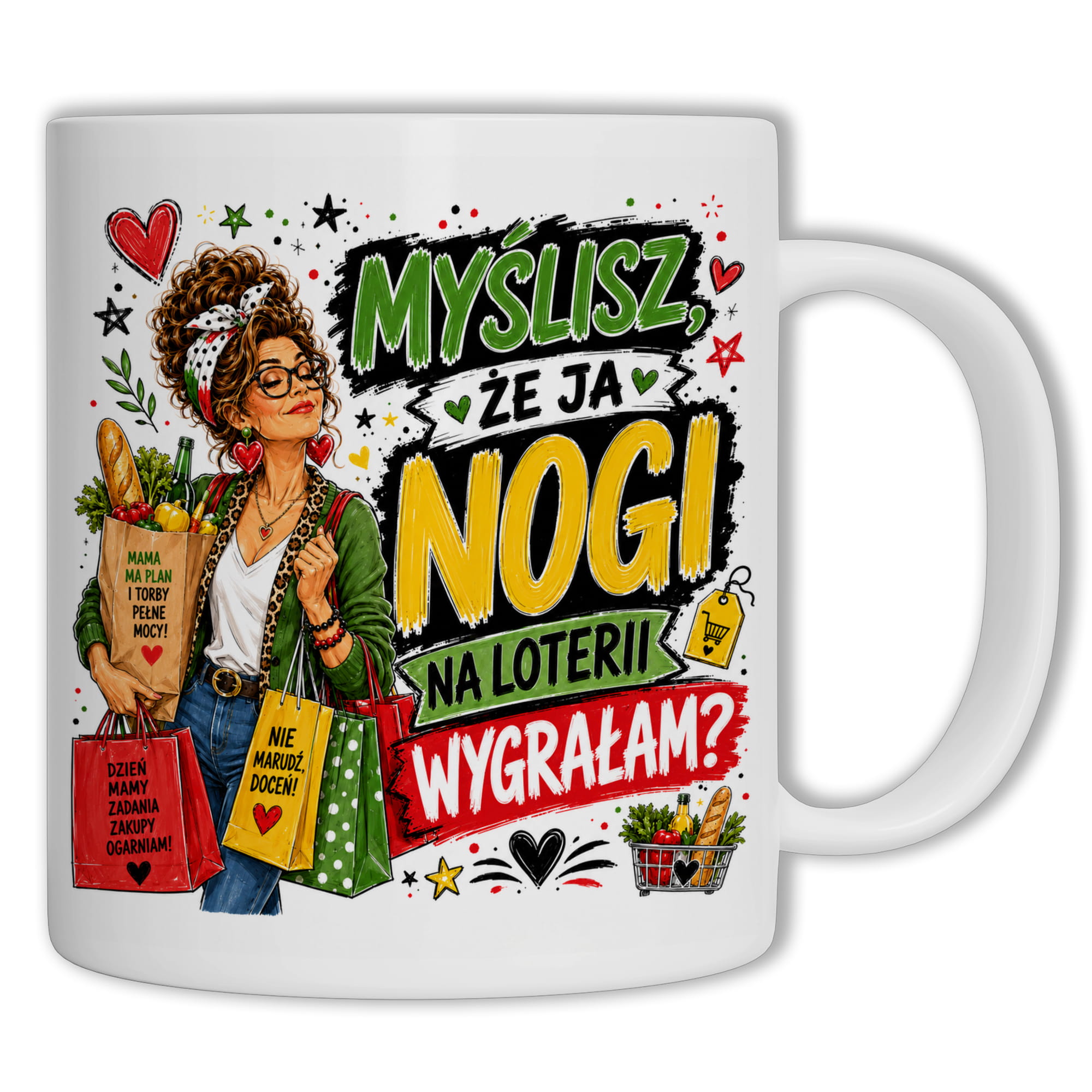 Myślisz, że ja nogi na loterii wygrałam?