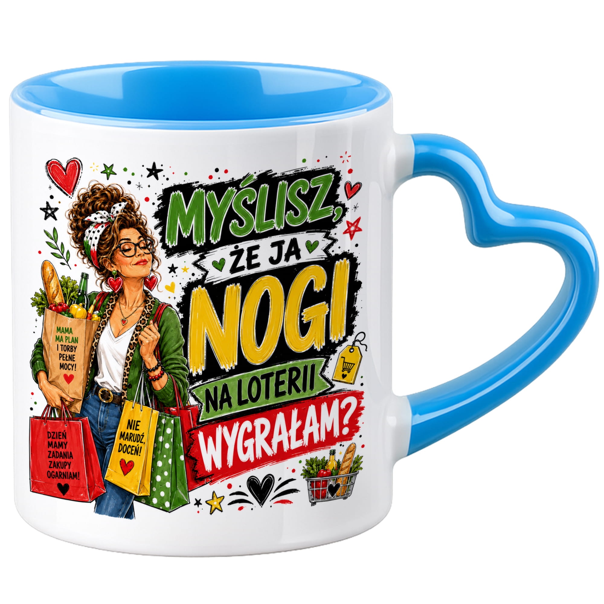 Myślisz, że ja nogi na loterii wygrałam?