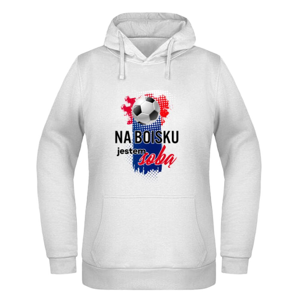 Na boisku jestem sobą 2 bluza damska z kapturem