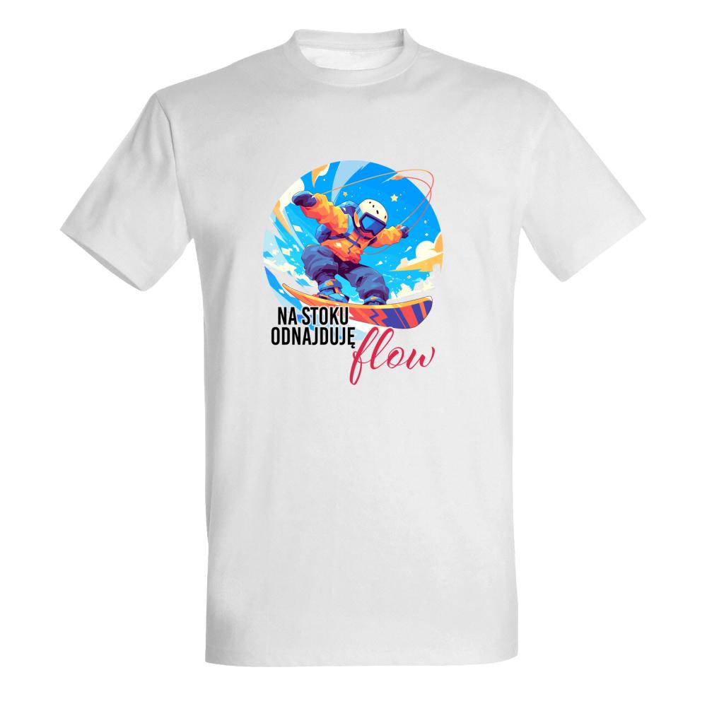 Na stoku odnajduję flow koszulka męska