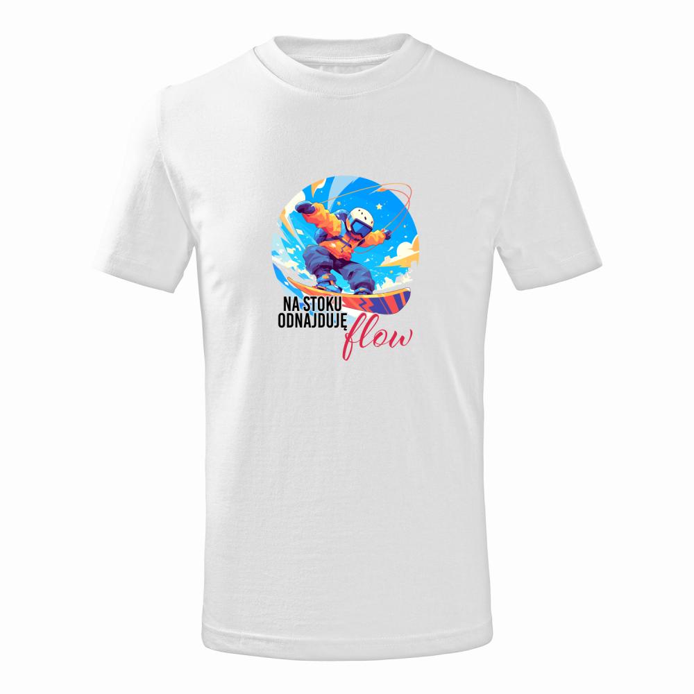 Na stoku odnajduję flow koszulka junior