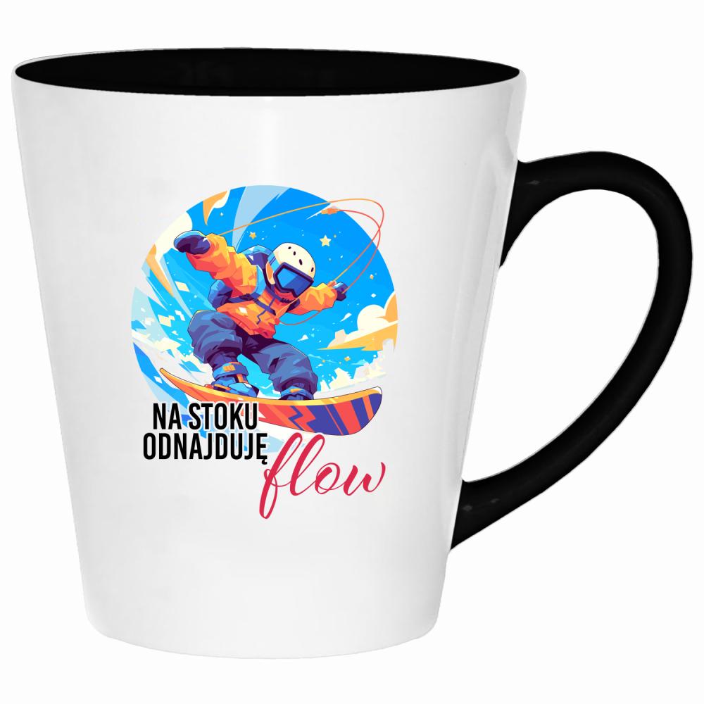 Na stoku odnajduję flow kubek latte kolor biały