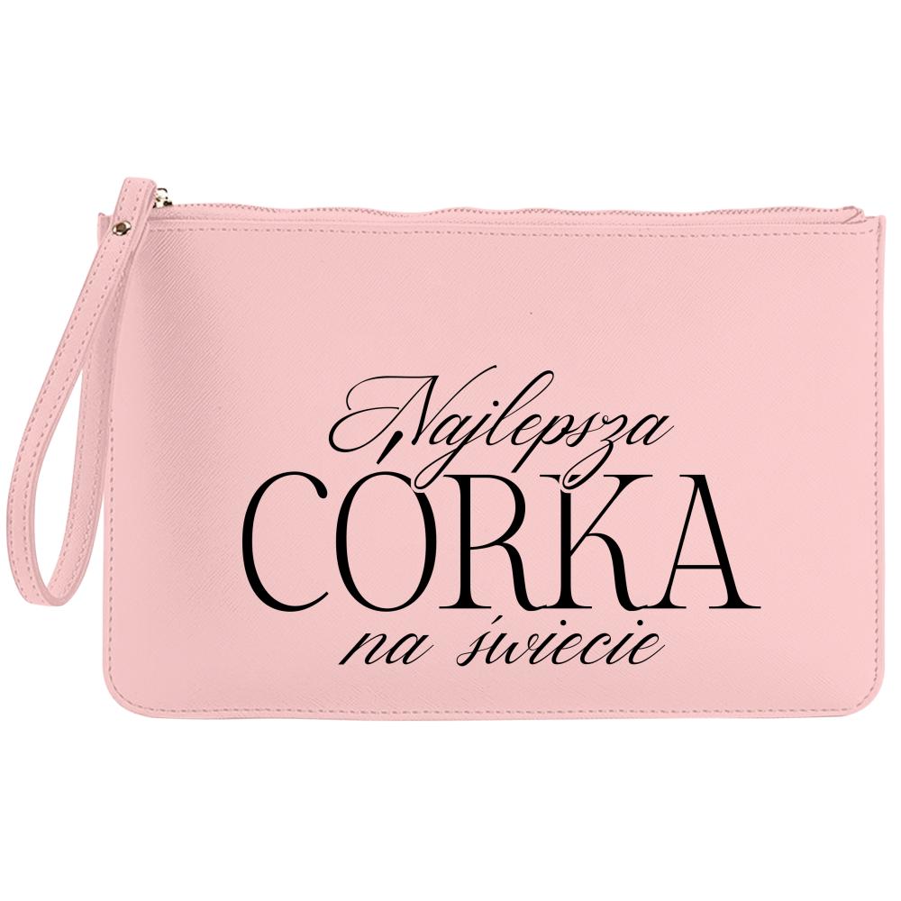 Najlepsza córka na świecie kosmetyczka kolor kremowy kosmetyczka