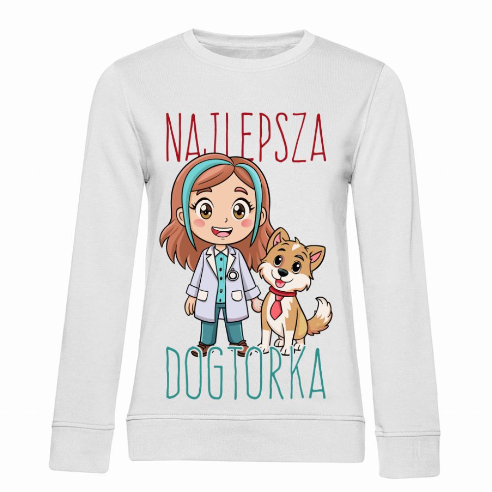 Najlepsza doktorka bluza damska bez kaptura