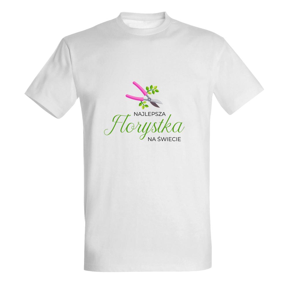 Najlepsza Florystka na świecie koszulka męska