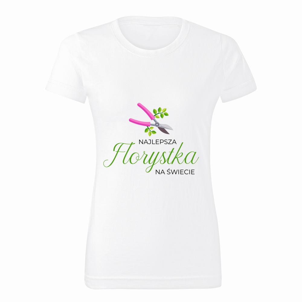 Najlepsza Florystka na świecie koszulka damska