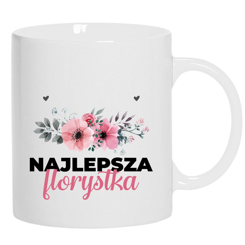 Najlepsza Florystka kubek ucho kolor kolor biały