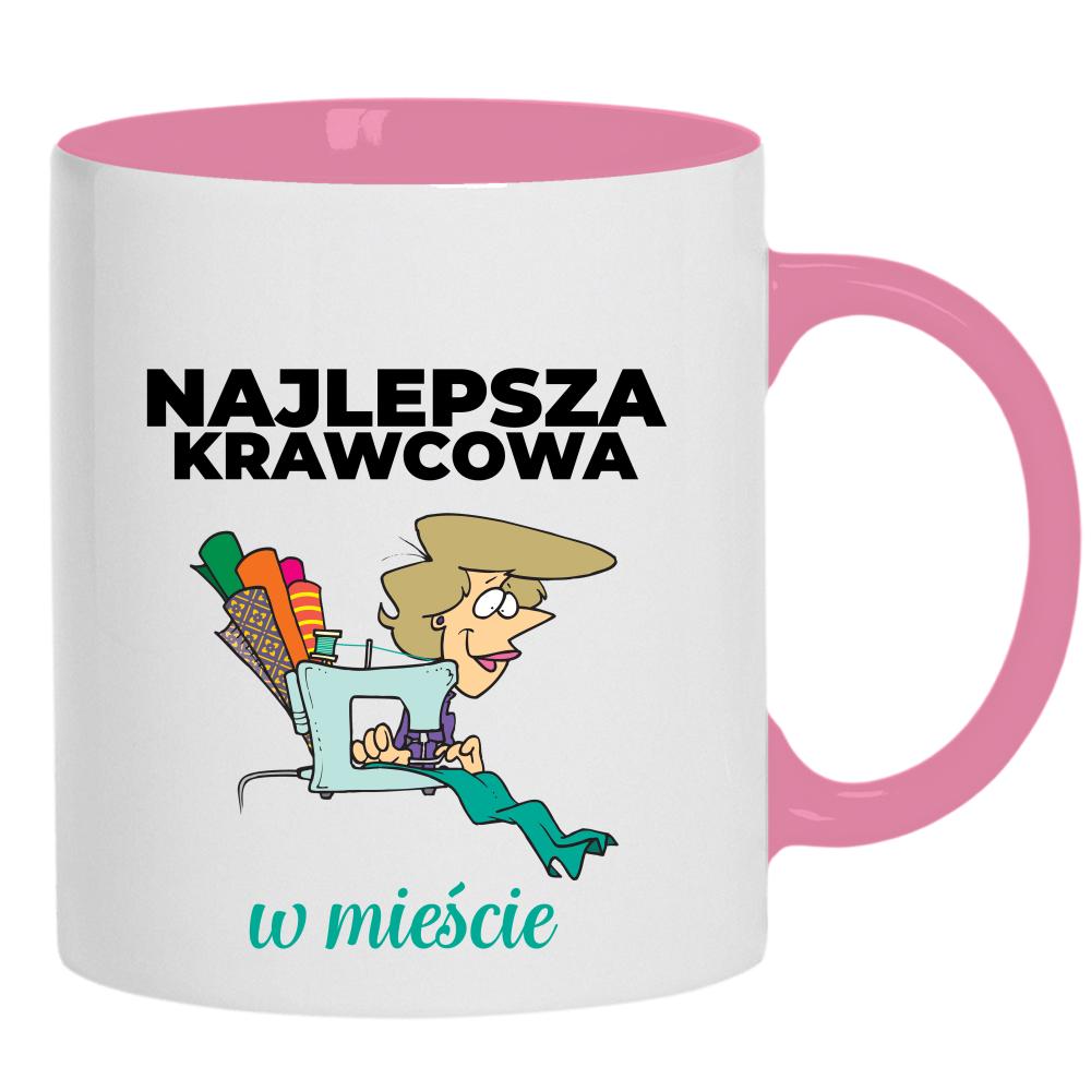 Najlepsza Krawcowa mieście kubek ucho kolor kolor różowy