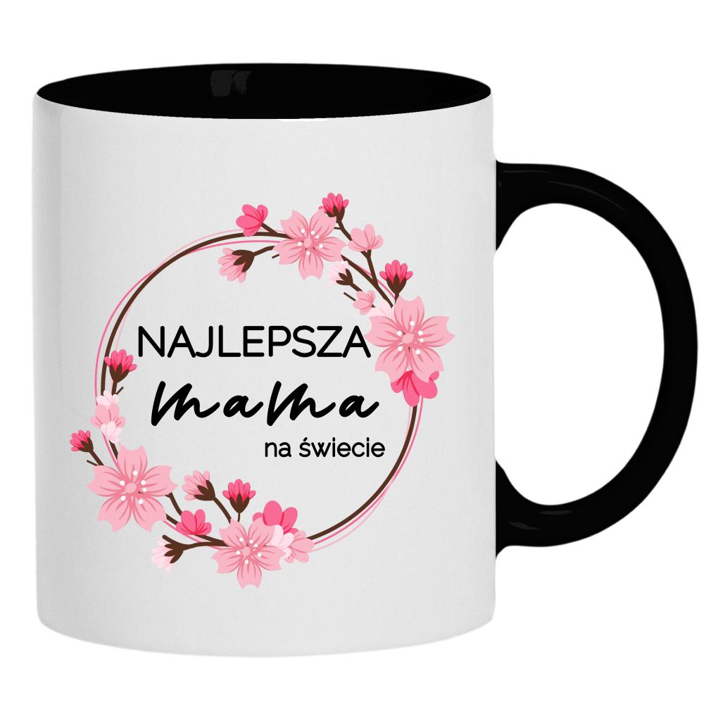 Najlepsza Mama na Świecie 4 kubek ucho kolor kolor czarnyy