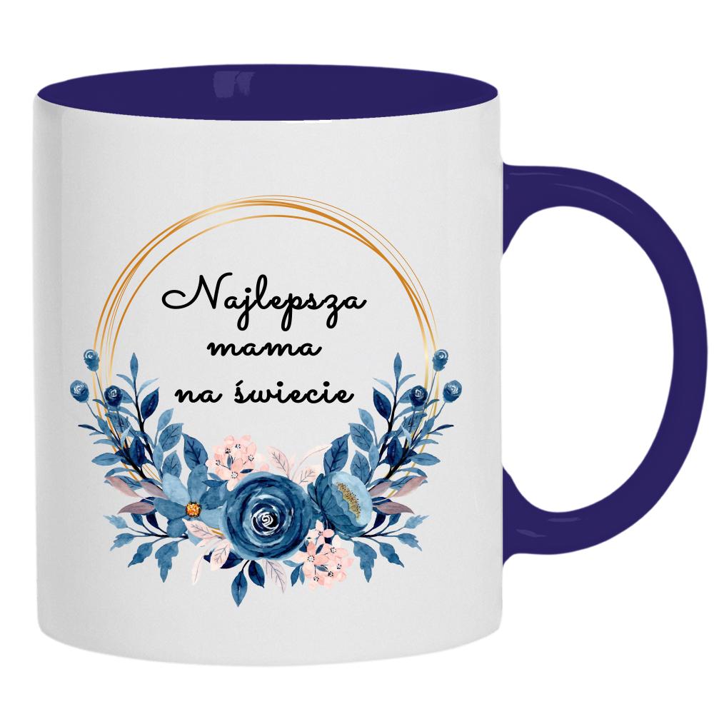Najlepsza Mama na Świecie 5 kubek ucho kolor kolor navy