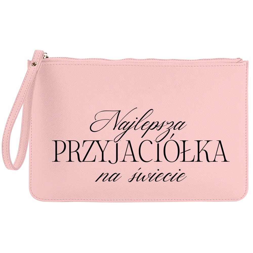Najlepsza przyjaciółka na świecie kosmetyczka kolor kremowy kosmetyczka