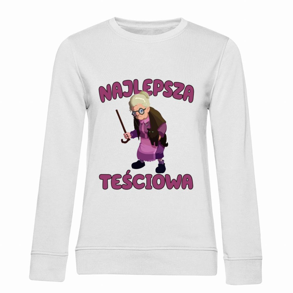 Najlepsza Teściowa 1 bluza damska bez kaptura