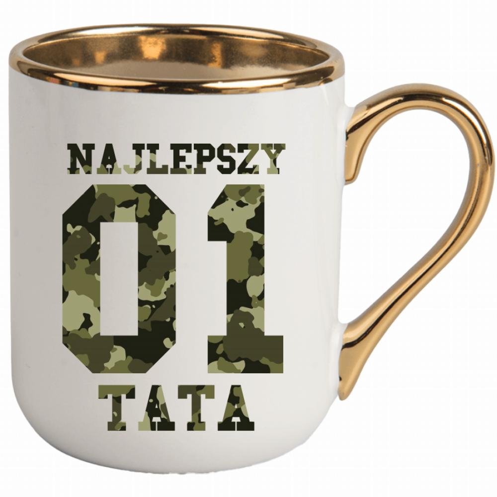 Najlepszy 01 TATA kubek elegant biały