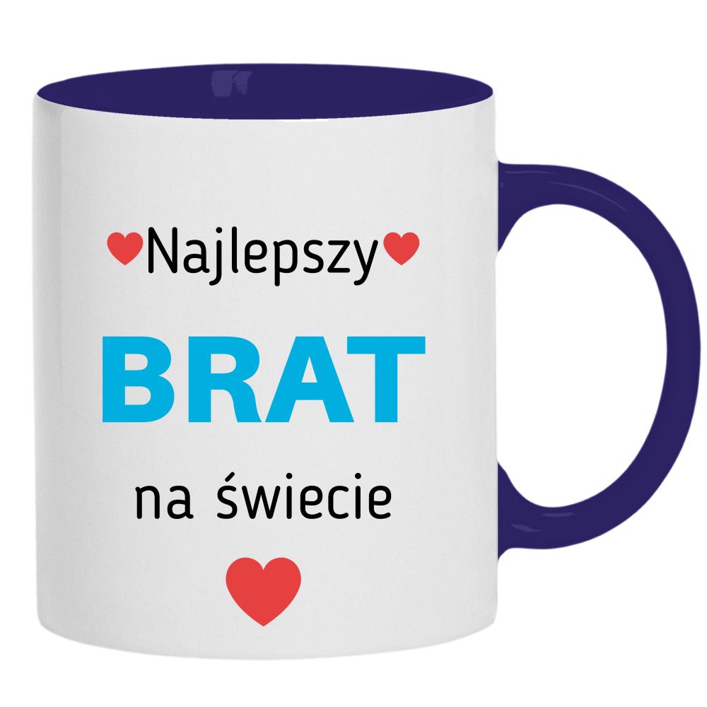 Najlepszy Brat na świecie kubek ucho kolor kolor navy