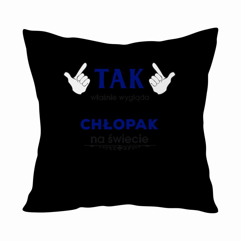 Najlepszy Chłopak na Świecie poduszka kolor zielony