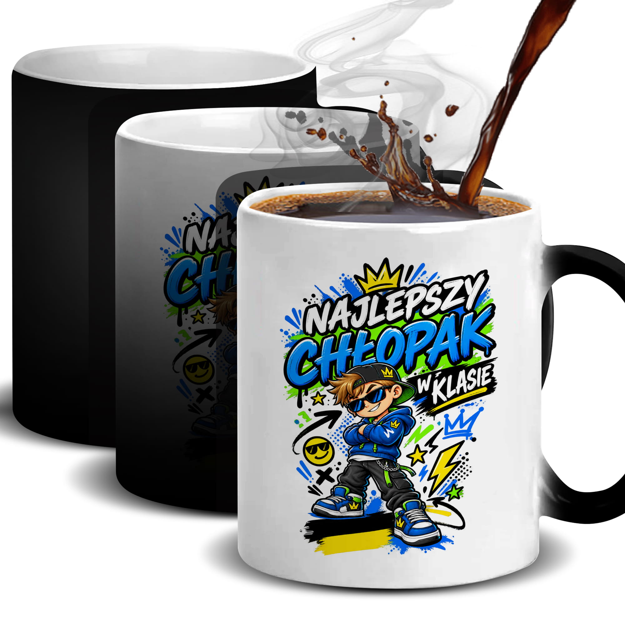 Najlepszy Chłopak w klasie kubek magiczny