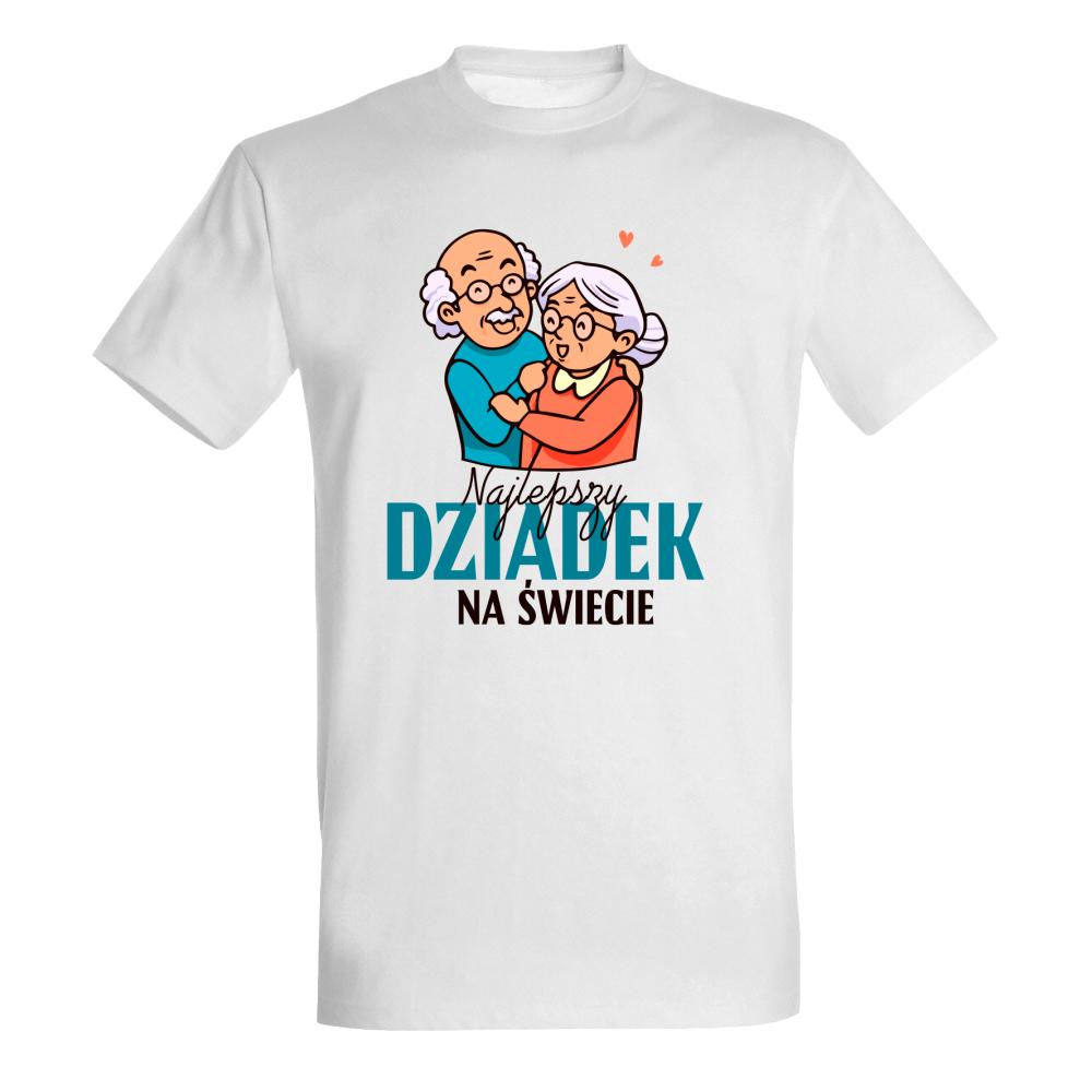 Najlepszy dziadek na świecie 2 koszulka męska