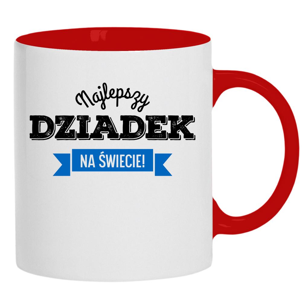 Najlepszy dziadek na świecie 4 kubek ucho kolor