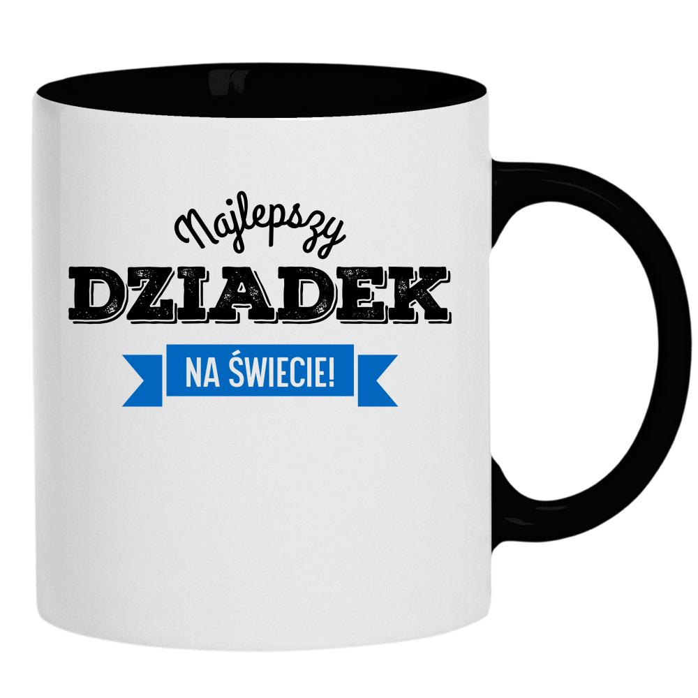 Najlepszy dziadek na świecie 4 kubek ucho kolor kolor czarnyy