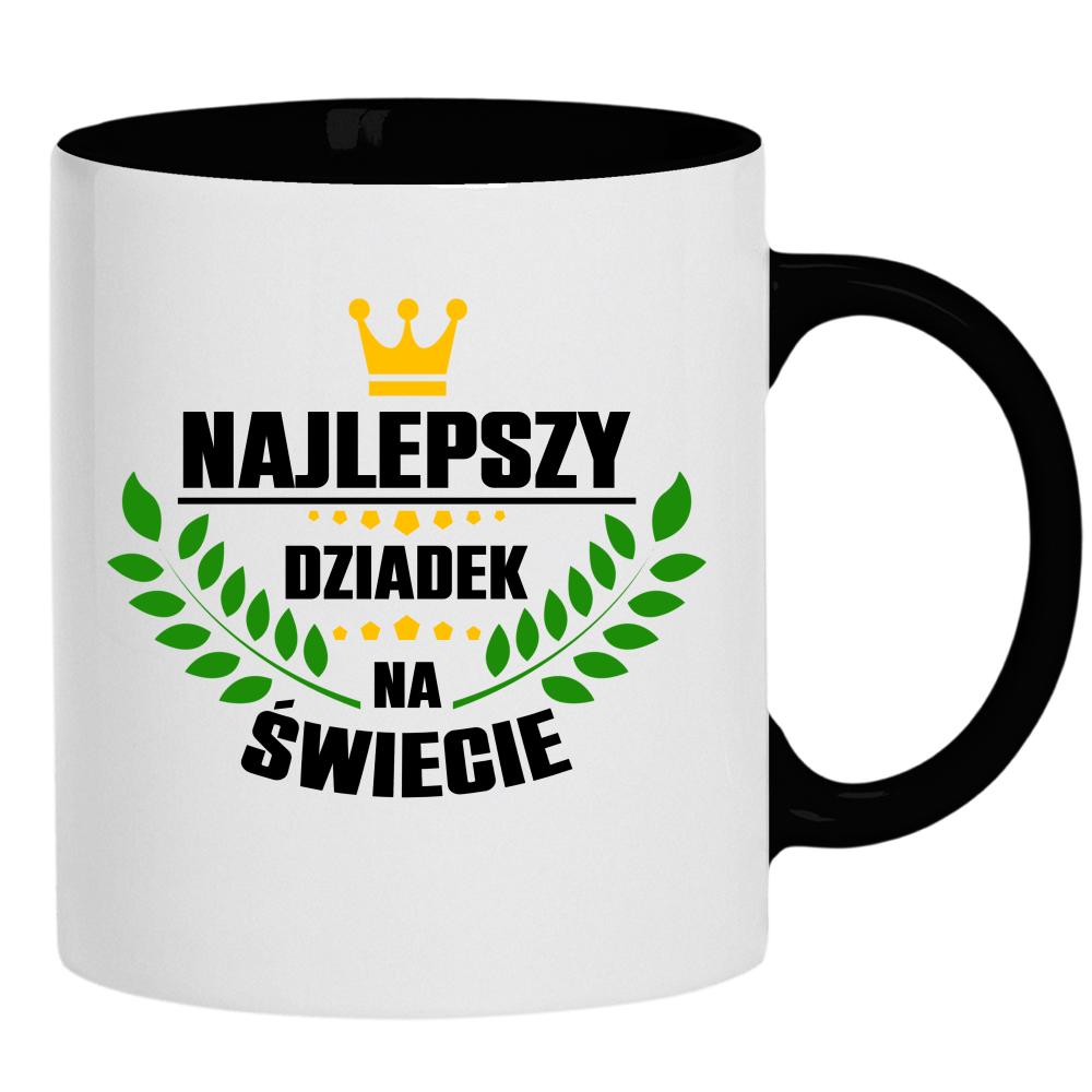 Najlepszy dziadek na świecie 5 kubek ucho kolor kolor czarnyy