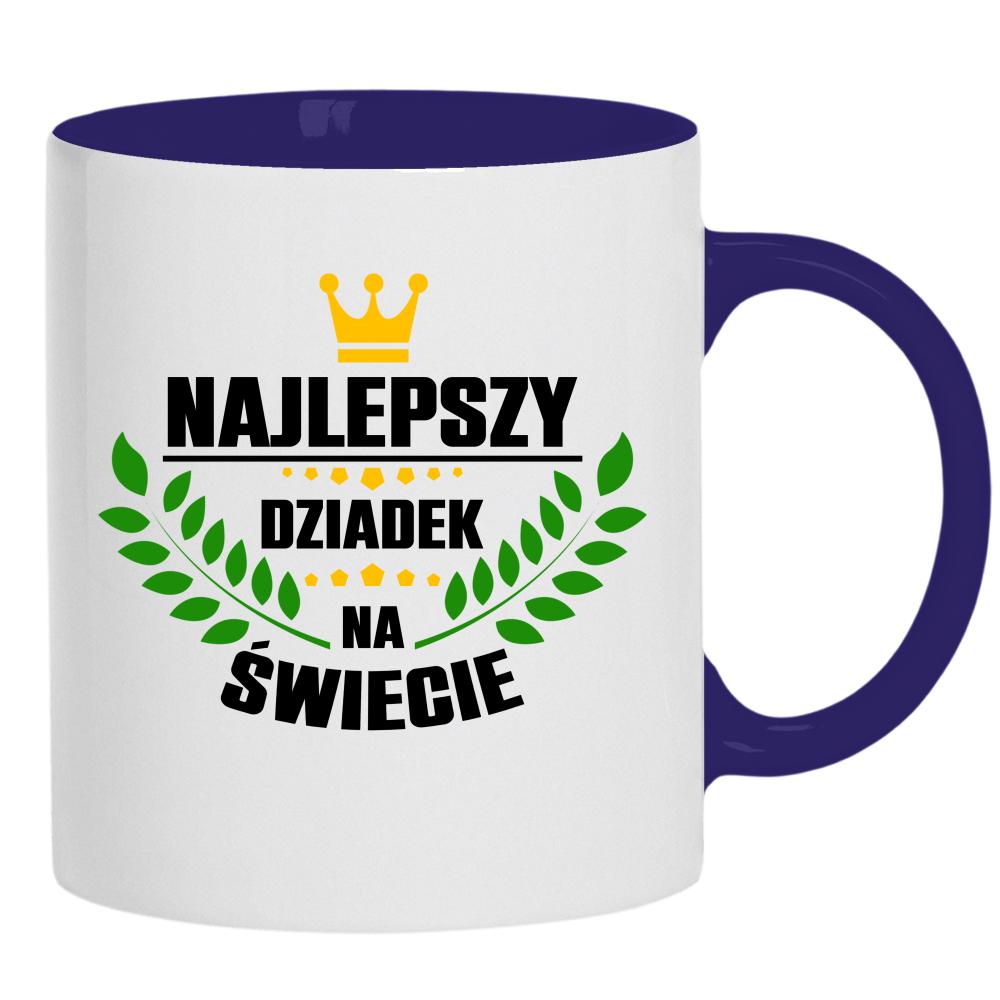 Najlepszy dziadek na świecie 5 kubek ucho kolor kolor navy