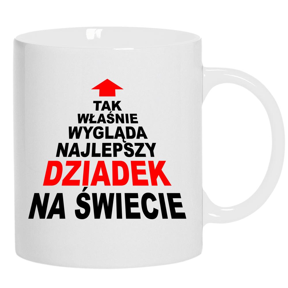 Najlepszy dziadek na świecie 6 kubek ucho kolor kolor biały
