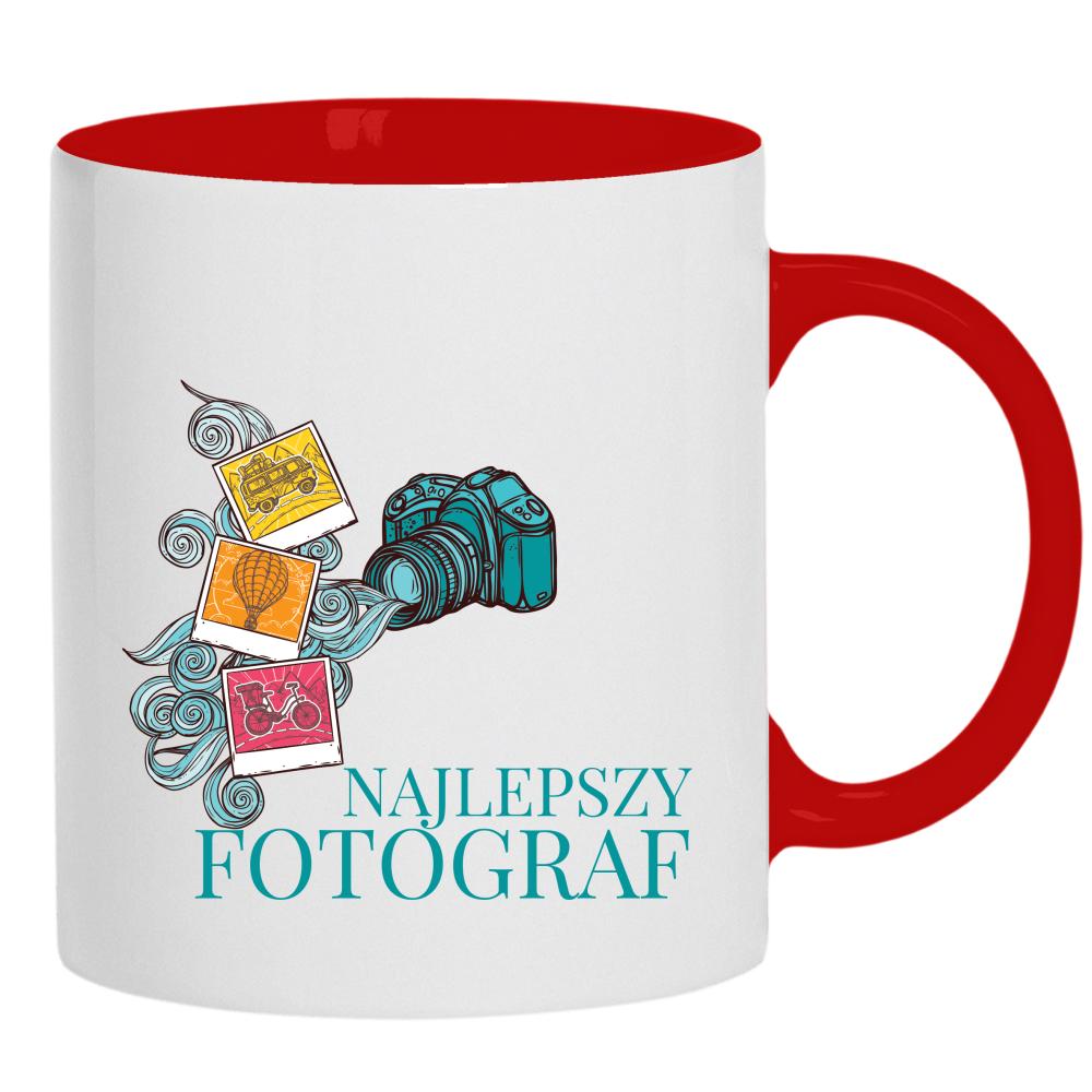 Najlepszy Fotograf kubek ucho kolor