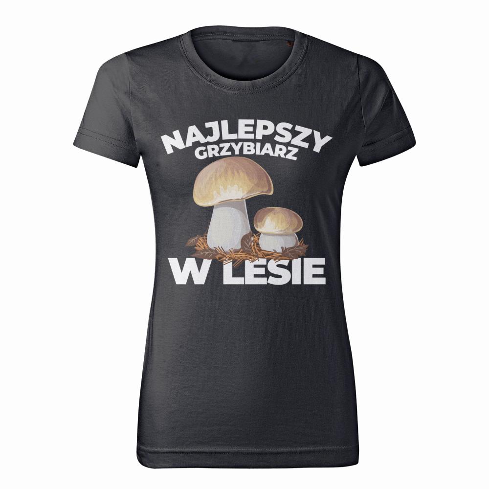 NAJLEPSZY GRZYBIARZ W LESIE koszulka damska