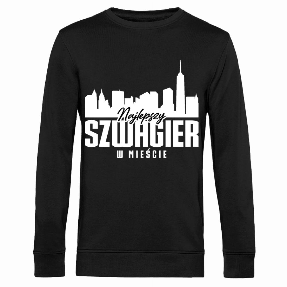 Najlepszy Szwagier w mieście1 bluza męska bez kaptura