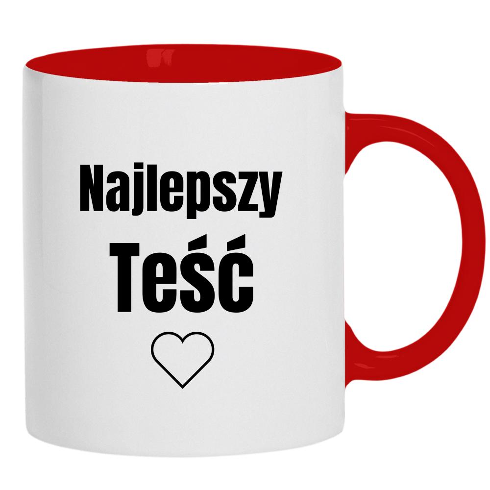 Najlepszy Teść kubek ucho kolor