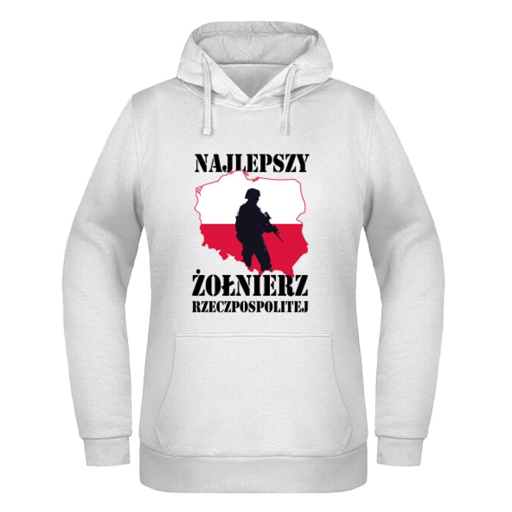 Najlepszy Żołnierz RP bluza damska z kapturem