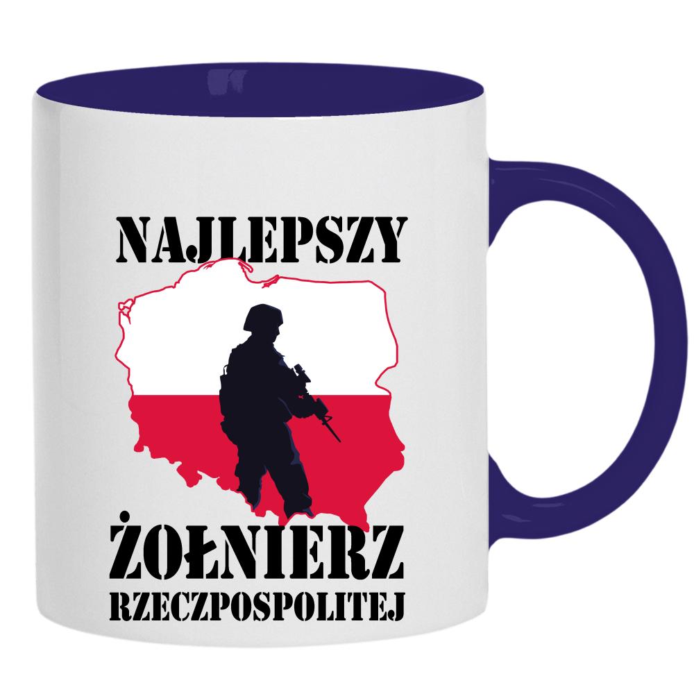 Najlepszy Żołnierz RP kubek ucho kolor kolor navy