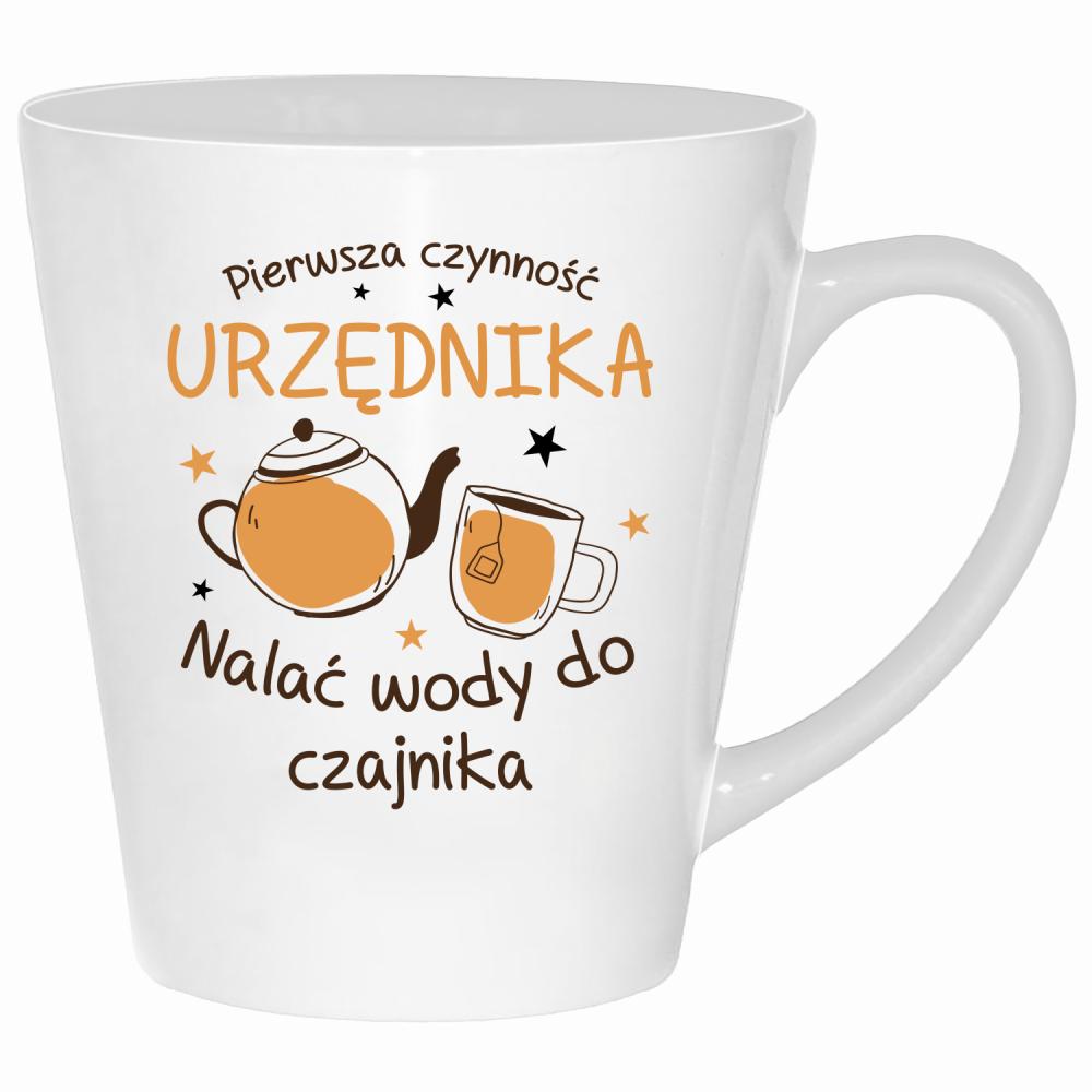 Nalać wody do czajnika! kubek latte