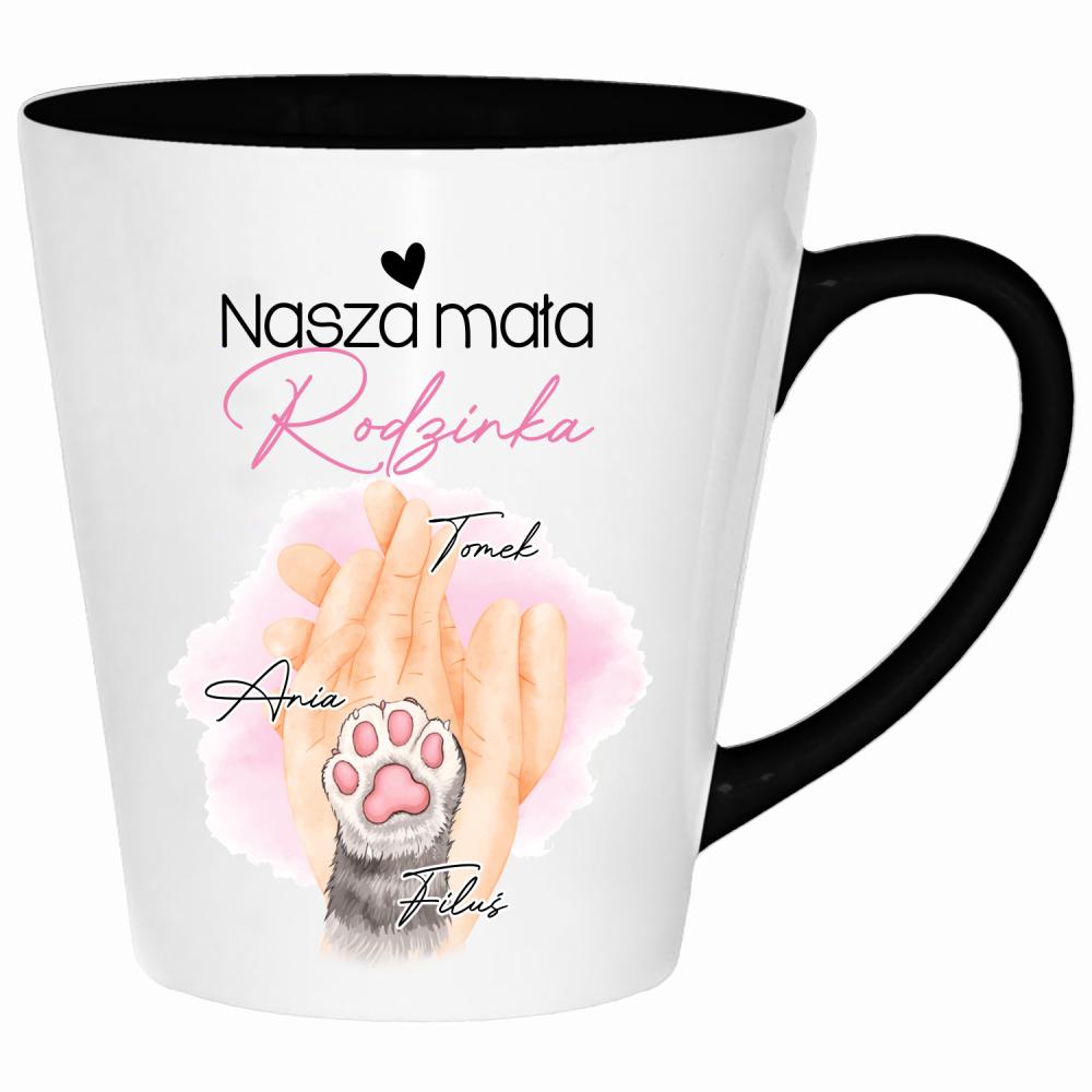 Nasza mała rodzinka kubek latte