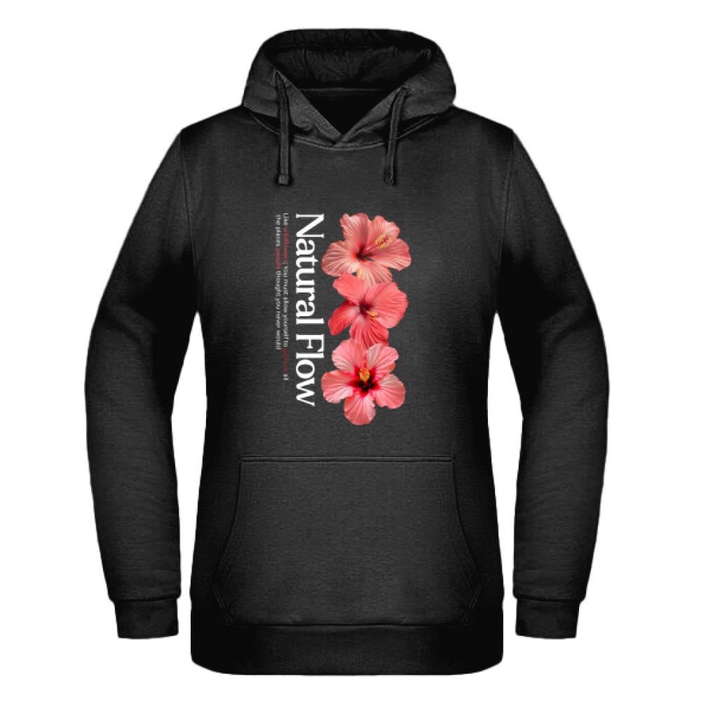 Natural Flow bluza damska z kapturem