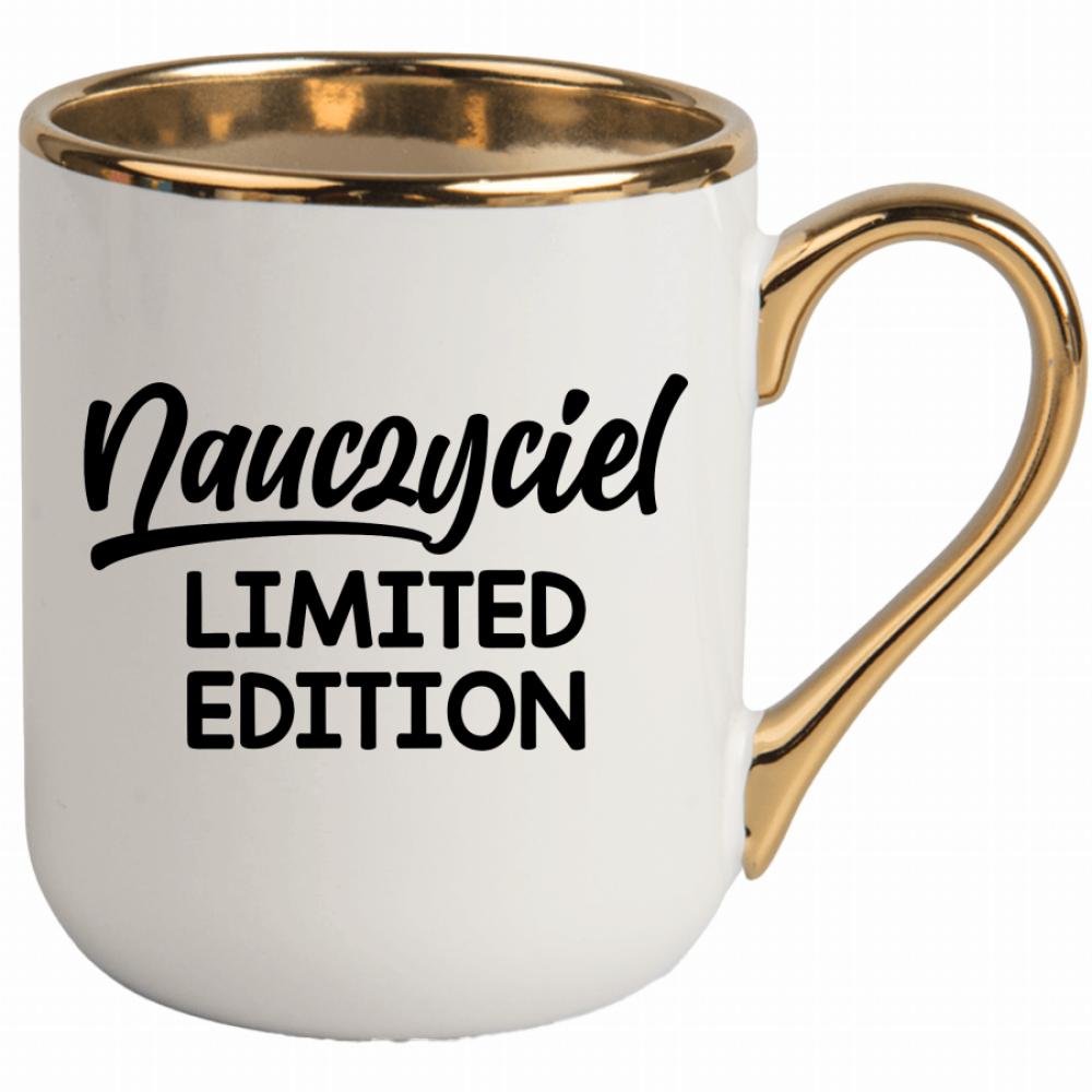 Nauczyciel – Limited Edition kubek elegant biały kolor jasny róż