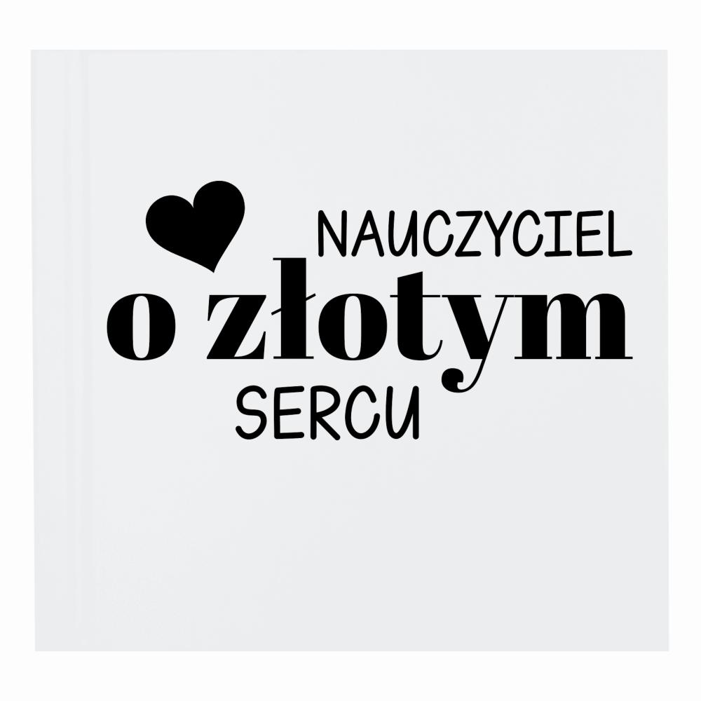 Nauczyciel o złotym sercu Czarne album na zdjęcia