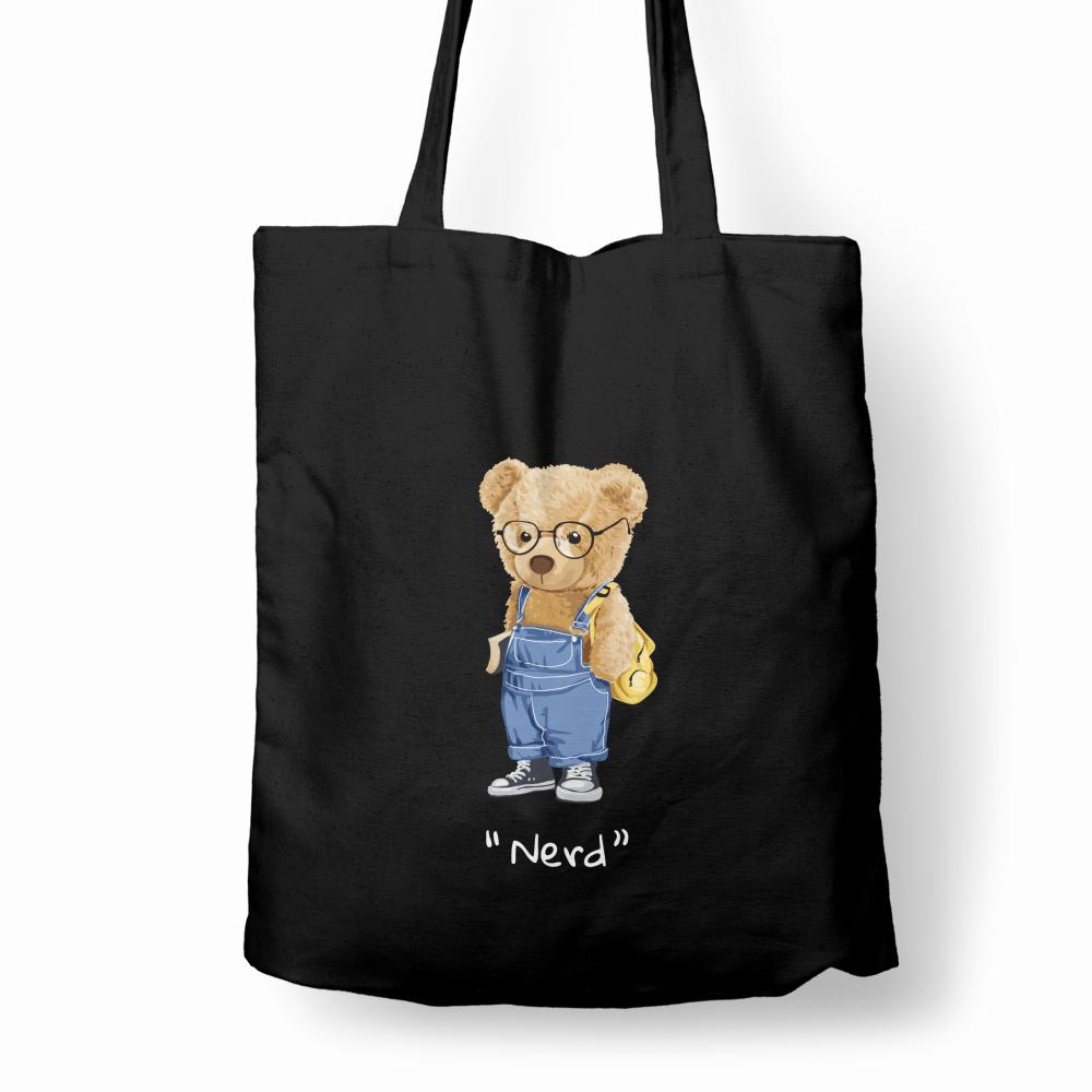 Nerd Teddy torba bawełniana