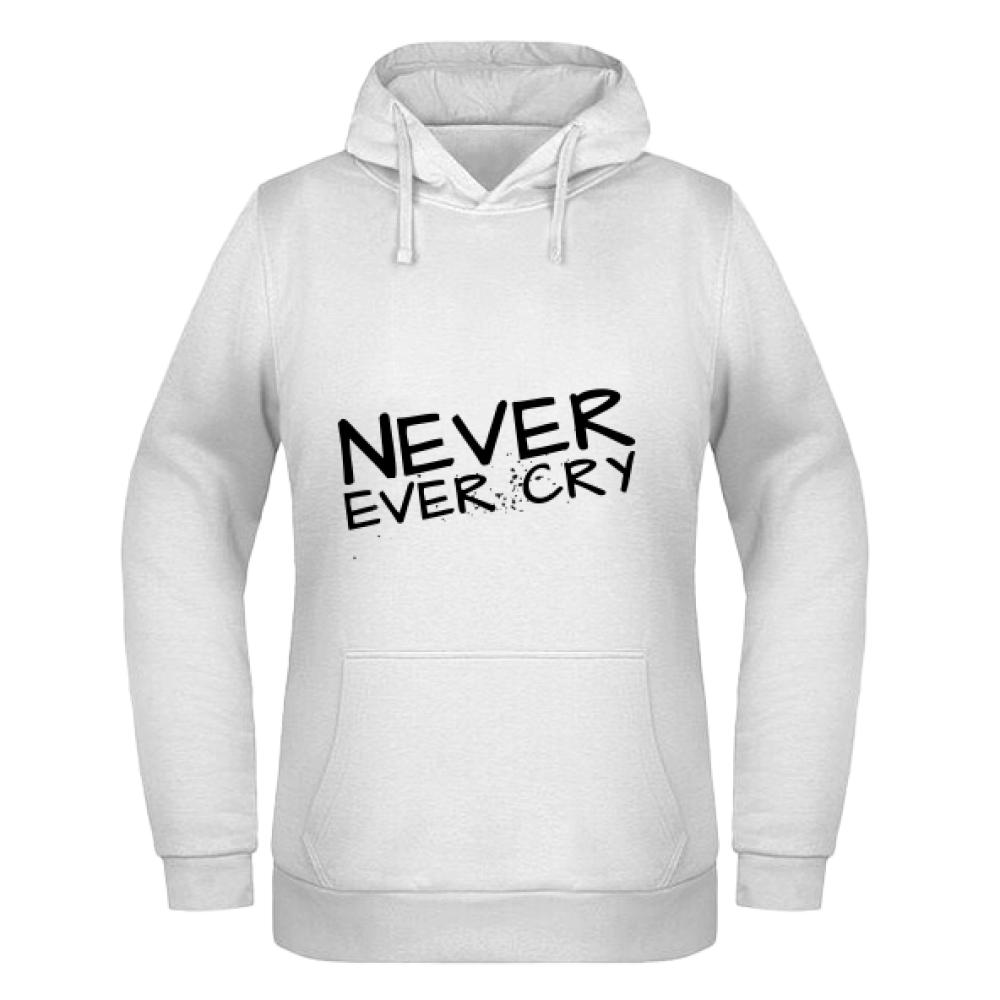 Never Ever Cry bluza damska z kapturem