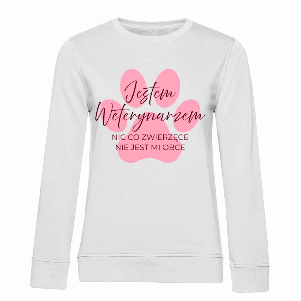 Nic co zwierzęce nie jest mi obce bluza damska bez kaptura