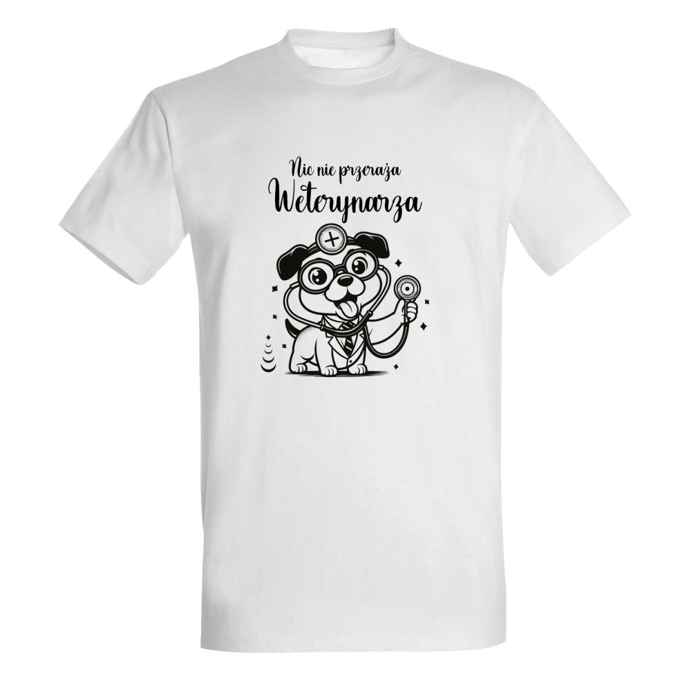 Nic nie przeraża Weterynarza koszulka męska
